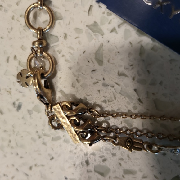 3 Strand Lucky Layers Evil Eye Necklace by Lucky Brand - Picture 6 of 9